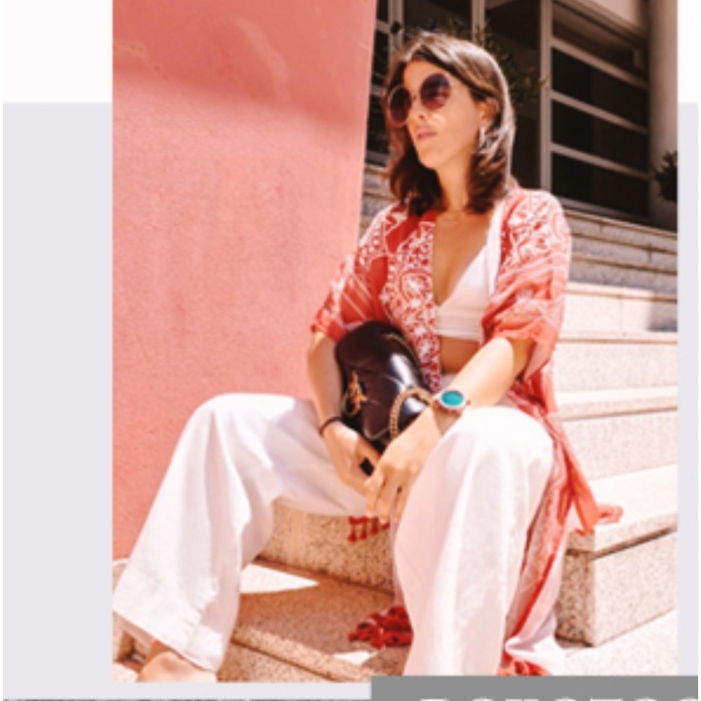 NEW Dokotoo Women’s Beach Vacation Long Kimono One Size - Picture 11 of 11